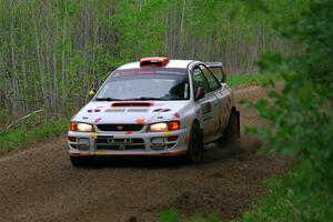 Richard Donovan / Andrew Rausch Subaru Impreza on SS2, Kabekona I.