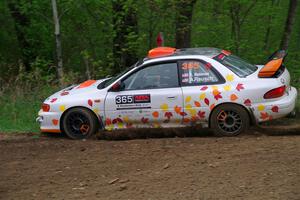 Richard Donovan / Andrew Rausch Subaru Impreza on SS2, Kabekona I.
