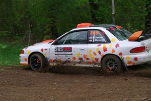 Richard Donovan / Andrew Rausch Subaru Impreza on SS2, Kabekona I.
