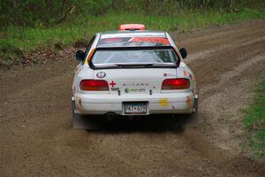 Richard Donovan / Andrew Rausch Subaru Impreza on SS2, Kabekona I.
