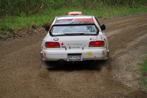 Richard Donovan / Andrew Rausch Subaru Impreza on SS2, Kabekona I.