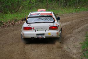 Richard Donovan / Andrew Rausch Subaru Impreza on SS2, Kabekona I.