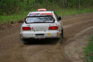 Richard Donovan / Andrew Rausch Subaru Impreza on SS2, Kabekona I.