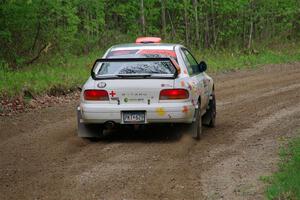 Richard Donovan / Andrew Rausch Subaru Impreza on SS2, Kabekona I.