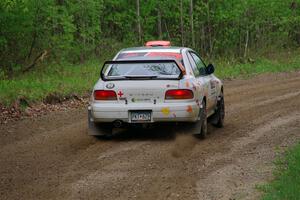 Richard Donovan / Andrew Rausch Subaru Impreza on SS2, Kabekona I.