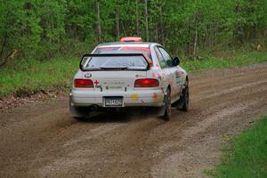 Richard Donovan / Andrew Rausch Subaru Impreza on SS2, Kabekona I.