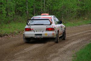 Richard Donovan / Andrew Rausch Subaru Impreza on SS2, Kabekona I.
