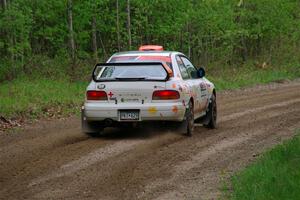 Richard Donovan / Andrew Rausch Subaru Impreza on SS2, Kabekona I.