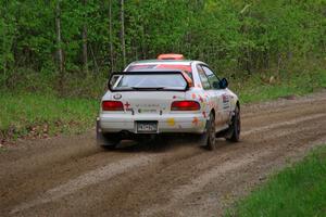 Richard Donovan / Andrew Rausch Subaru Impreza on SS2, Kabekona I.