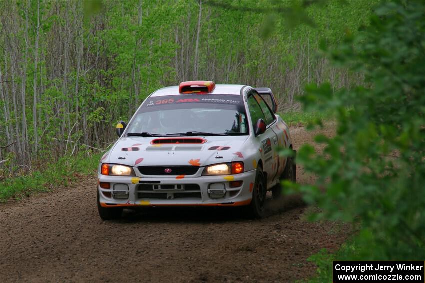 Richard Donovan / Andrew Rausch Subaru Impreza on SS2, Kabekona I.