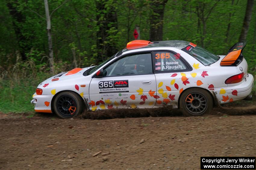 Richard Donovan / Andrew Rausch Subaru Impreza on SS2, Kabekona I.