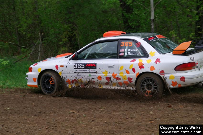 Richard Donovan / Andrew Rausch Subaru Impreza on SS2, Kabekona I.