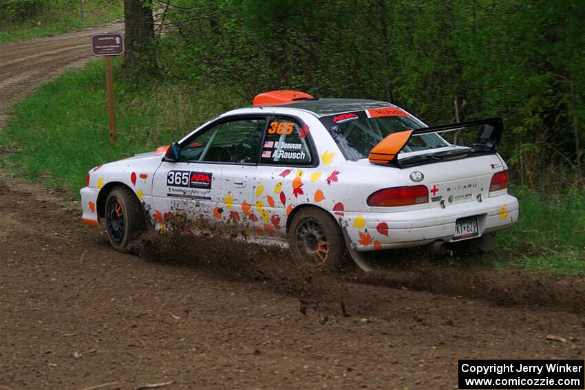 Richard Donovan / Andrew Rausch Subaru Impreza on SS2, Kabekona I.