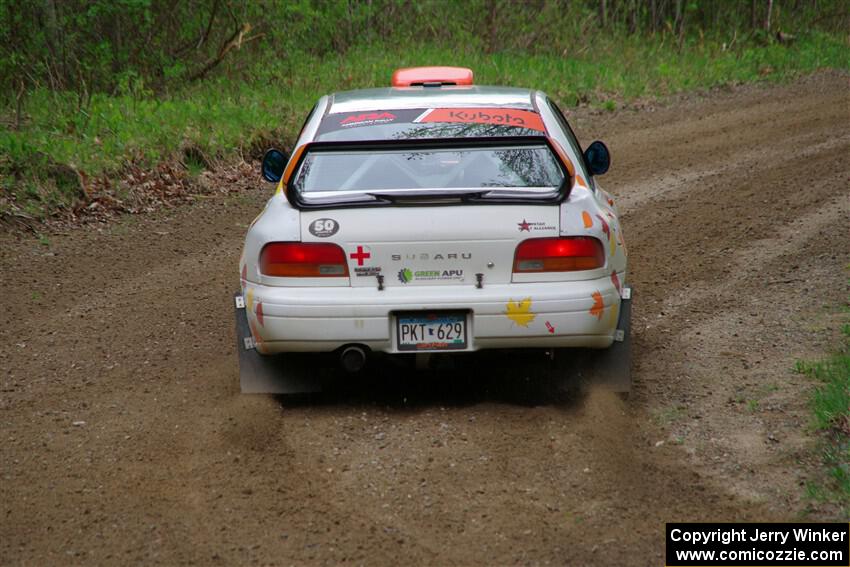 Richard Donovan / Andrew Rausch Subaru Impreza on SS2, Kabekona I.