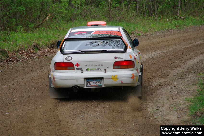 Richard Donovan / Andrew Rausch Subaru Impreza on SS2, Kabekona I.