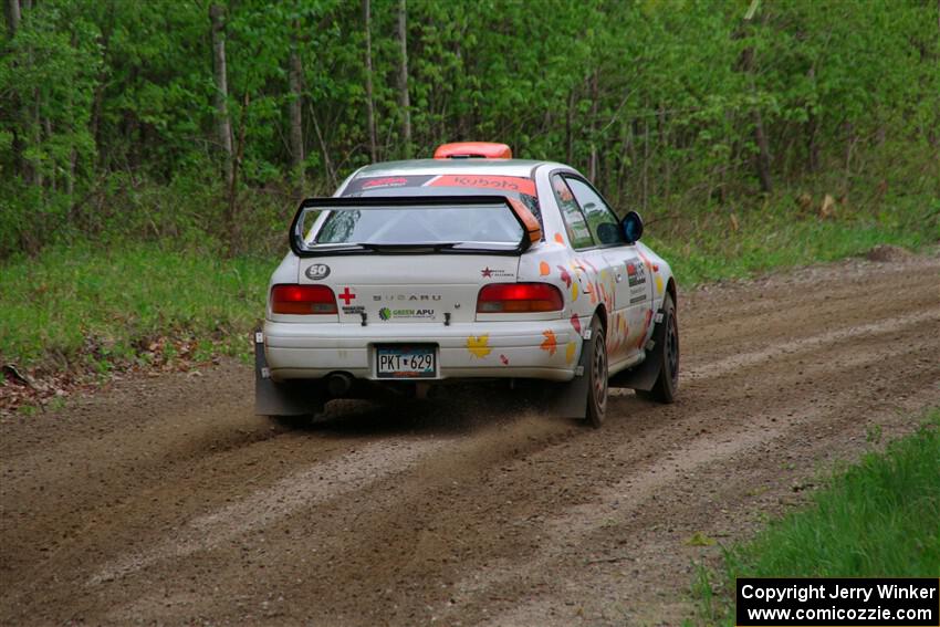 Richard Donovan / Andrew Rausch Subaru Impreza on SS2, Kabekona I.