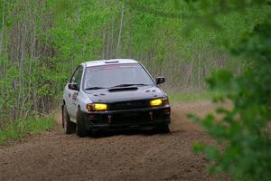 Jack Nelson / Isaac Zink Subaru Impreza on SS2, Kabekona I.