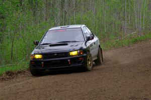 Jack Nelson / Isaac Zink Subaru Impreza on SS2, Kabekona I.