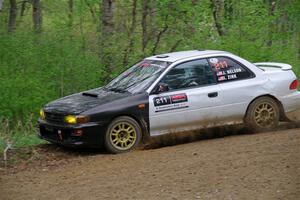 Jack Nelson / Isaac Zink Subaru Impreza on SS2, Kabekona I.