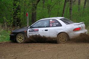 Jack Nelson / Isaac Zink Subaru Impreza on SS2, Kabekona I.
