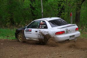Jack Nelson / Isaac Zink Subaru Impreza on SS2, Kabekona I.