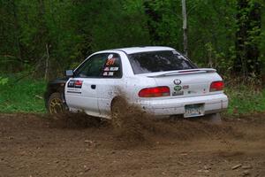 Jack Nelson / Isaac Zink Subaru Impreza on SS2, Kabekona I.