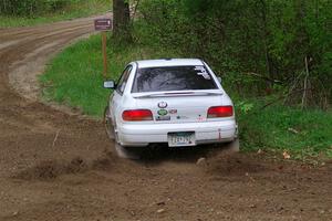 Jack Nelson / Isaac Zink Subaru Impreza on SS2, Kabekona I.