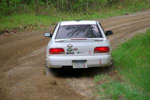 Jack Nelson / Isaac Zink Subaru Impreza on SS2, Kabekona I.
