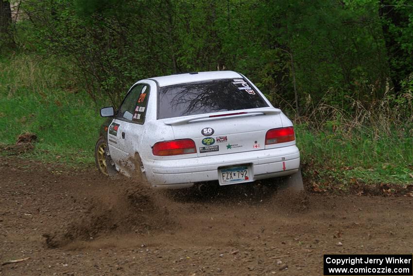 Jack Nelson / Isaac Zink Subaru Impreza on SS2, Kabekona I.
