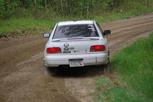 Jack Nelson / Isaac Zink Subaru Impreza on SS2, Kabekona I.