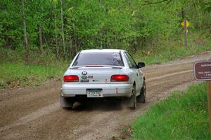 Jack Nelson / Isaac Zink Subaru Impreza on SS2, Kabekona I.