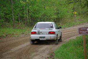 Jack Nelson / Isaac Zink Subaru Impreza on SS2, Kabekona I.