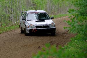 Peter Farrow / Jackson Sedivy Subaru WRX on SS2, Kabekona I.