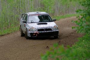 Peter Farrow / Jackson Sedivy Subaru WRX on SS2, Kabekona I.