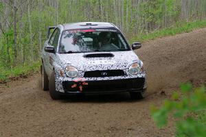 Peter Farrow / Jackson Sedivy Subaru WRX on SS2, Kabekona I.