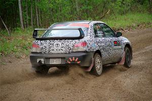 Peter Farrow / Jackson Sedivy Subaru WRX on SS2, Kabekona I.