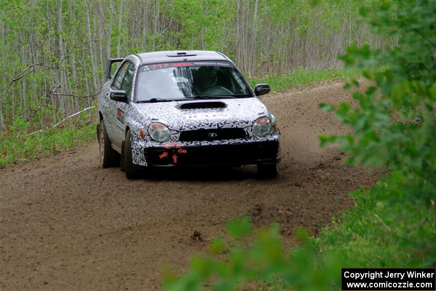 Peter Farrow / Jackson Sedivy Subaru WRX on SS2, Kabekona I.