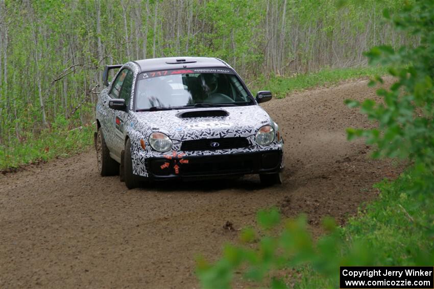 Peter Farrow / Jackson Sedivy Subaru WRX on SS2, Kabekona I.