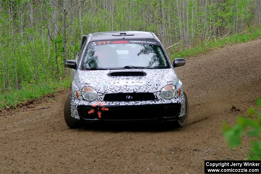 Peter Farrow / Jackson Sedivy Subaru WRX on SS2, Kabekona I.