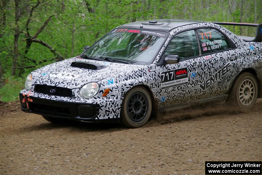 Peter Farrow / Jackson Sedivy Subaru WRX on SS2, Kabekona I.