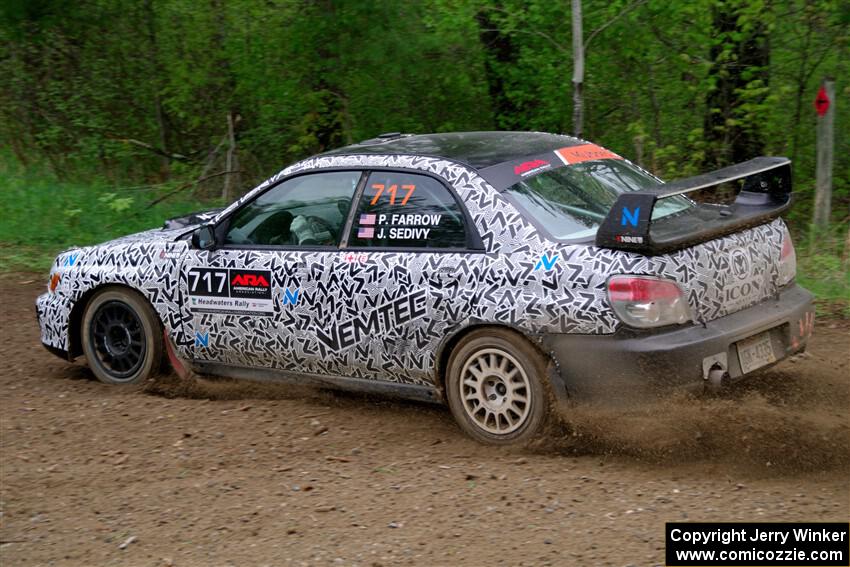 Peter Farrow / Jackson Sedivy Subaru WRX on SS2, Kabekona I.