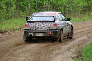 Peter Farrow / Jackson Sedivy Subaru WRX on SS2, Kabekona I.