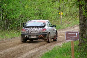 Peter Farrow / Jackson Sedivy Subaru WRX on SS2, Kabekona I.