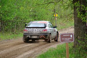 Peter Farrow / Jackson Sedivy Subaru WRX on SS2, Kabekona I.