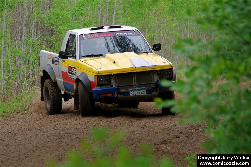 Scott Parrott / Shawn Silewski Chevy S-10 on SS2, Kabekona I.