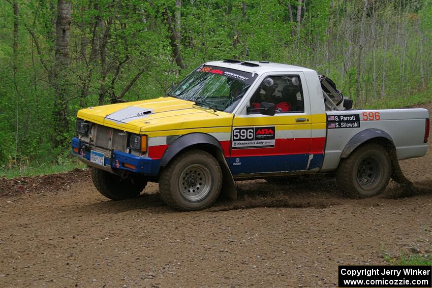 Scott Parrott / Shawn Silewski Chevy S-10 on SS2, Kabekona I.
