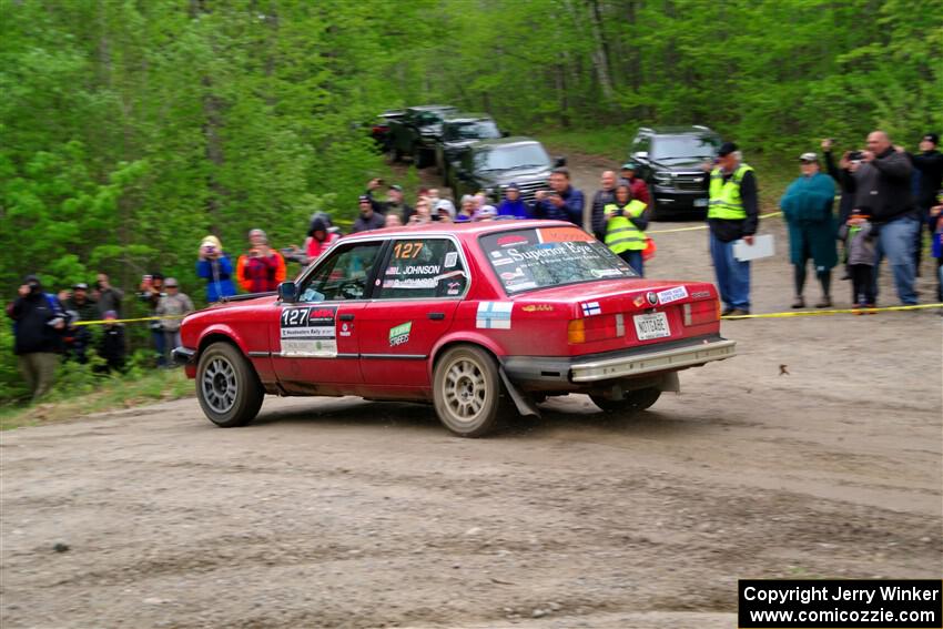 Levi Johnson / Lars Anderson BMW 325e on SS3, Steamboat I.