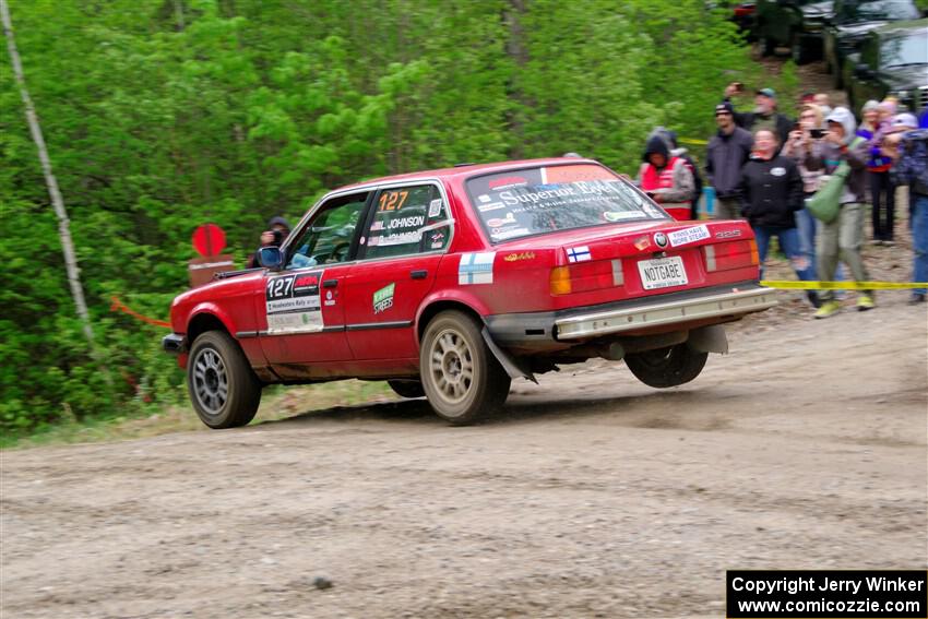 Levi Johnson / Lars Anderson BMW 325e on SS3, Steamboat I.