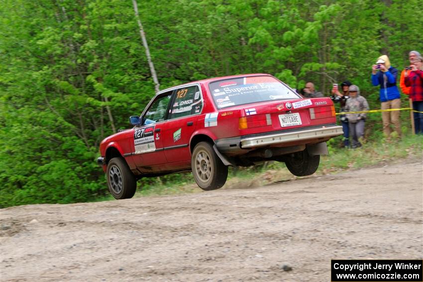 Levi Johnson / Lars Anderson BMW 325e on SS3, Steamboat I.