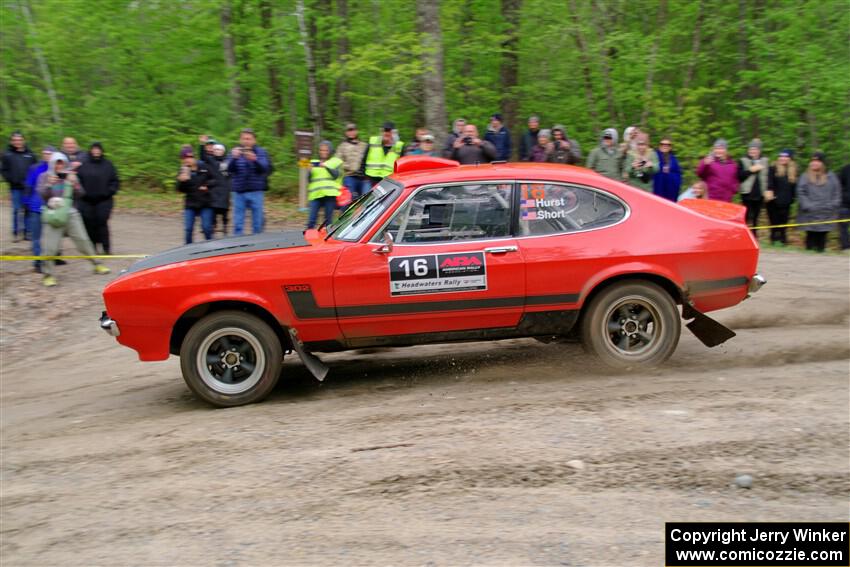 Mike Hurst / Randall Short Ford Capri on SS3, Steamboat I.